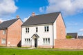 New build homes in a housing estate development. UK Royalty Free Stock Photo