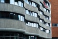 Newly built modern concrete hotel building exterior Royalty Free Stock Photo