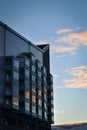 Newly built modernistic building in New Kiruna Center