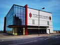 Newly built Regent cinema in art deco style next to the sea in Redcar, UK