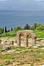 The newly built St Clements Churchn archeological site around the newly built St Clements Church Royalty Free Stock Photo