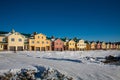 Newly Built Suburban Row Houses Royalty Free Stock Photo