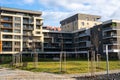 Newly bulit apartment complex for families with park area