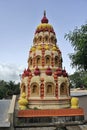 Newly colored Hindu temples Shikhara