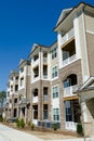 New apartment building in suburban area Royalty Free Stock Photo