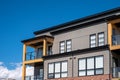 Modern suburban condo development in Calgary Royalty Free Stock Photo