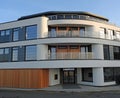 Newly constructed savoy modern art deco apartments Royalty Free Stock Photo