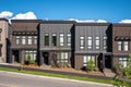 Modern suburban townhome development Royalty Free Stock Photo