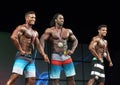 Men`s Physique Medalists Pose at 2018 Toronto Pro Supershow