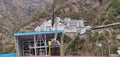 Newly opened ropeway at Vaishno Devi which is used as a transport from Bhawan to Bhairo mandir