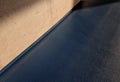 newly painted garage floor with gray latex paint. the surface is glossy and easy to Royalty Free Stock Photo