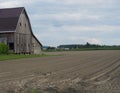 Newly Plowed Field Farmland landscape