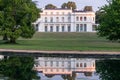 Newly renovated mansion at Gunnersbury Park and Museum on the Gunnersbury Estate, London UK. Photographed in the early mornng. Royalty Free Stock Photo