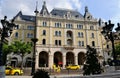 the newly renovated old landmark Ballet Institute in Budapest. Marriott Bonvoy W hotel Royalty Free Stock Photo