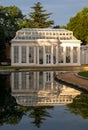 Newly renovated Orangery at Gunnersbury Park and Museum on the Gunnersbury Estate, London UK. Photographed in the early mornng. Royalty Free Stock Photo