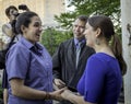 A newly wed lesbian couple in Wisconsin