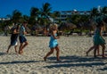 Newly Weds at the beach at Finest Playa Mujeres Resort in Cancun, Mexico