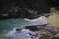 Newlywed couple at Eternity beach