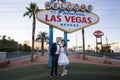 Newlyweds in Las Vegas