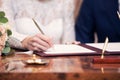 Newlyweds put a list in the marriage certficate