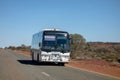 BCi Classmaster 57 bus on an outback road of Western Australia