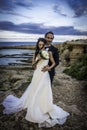 Newmarried at Plemmirio, Siracusa in Sicily