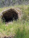 Newnes beehive kilns industrial site ruins New South Wales Australia. Royalty Free Stock Photo