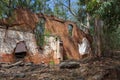 Newnes Shale Oil Ruins near Lithgow Royalty Free Stock Photo