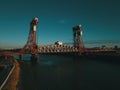 The Newport Bridge at Middlesbrough Royalty Free Stock Photo
