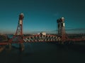 The Newport Bridge at Middlesbrough Royalty Free Stock Photo