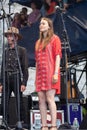 Newport Folk Festival - Group Finale Royalty Free Stock Photo