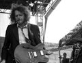 Jim James in concert at Newport Folk Festival Royalty Free Stock Photo