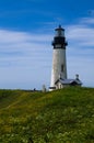 Newport, Oregon, USA, June 10, 2020, Yaquina Head Lighthouse, Yaquina Head Outstanding Natural Area. Royalty Free Stock Photo