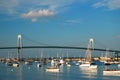 Newport Pell Bridge Royalty Free Stock Photo