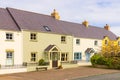 Modern Welsh semi detached houses. Newport, Pembrokeshire, Wales. UK Royalty Free Stock Photo