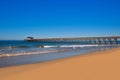 Newport pier beach in California USA Royalty Free Stock Photo