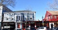 Newport Rhode Island Main Street Shopping Area Royalty Free Stock Photo