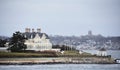 Newport Rhode Island Mansion and Cliff Walk