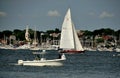 Newport, RI: Sailboats on Narragansett Bay