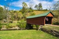 Side View of Historic Sinking Creek Covered Bridge