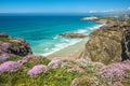 Newquay beach in North Cornwall