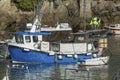 Newquay fishing boat, moored in Newquay harbour