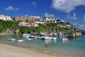 Newquay fishing harbour, Cornwall, England, UK.