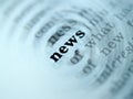 News 3 Royalty Free Stock Photo