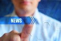 News anchor concept Royalty Free Stock Photo