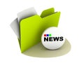 News button Royalty Free Stock Photo