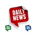 News button - illustration Royalty Free Stock Photo