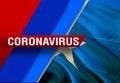 NEWS of coronavirus COVID-2019 on Somalia country flag background. Deadly type of corona virus 2019-nCoV. 3D rendering of