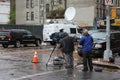 News Crew NYC after Hurricane Sandy