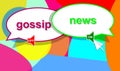 News or gossip. Censorship or ethics. Freedom, morals and conflict. Decision, on or off.